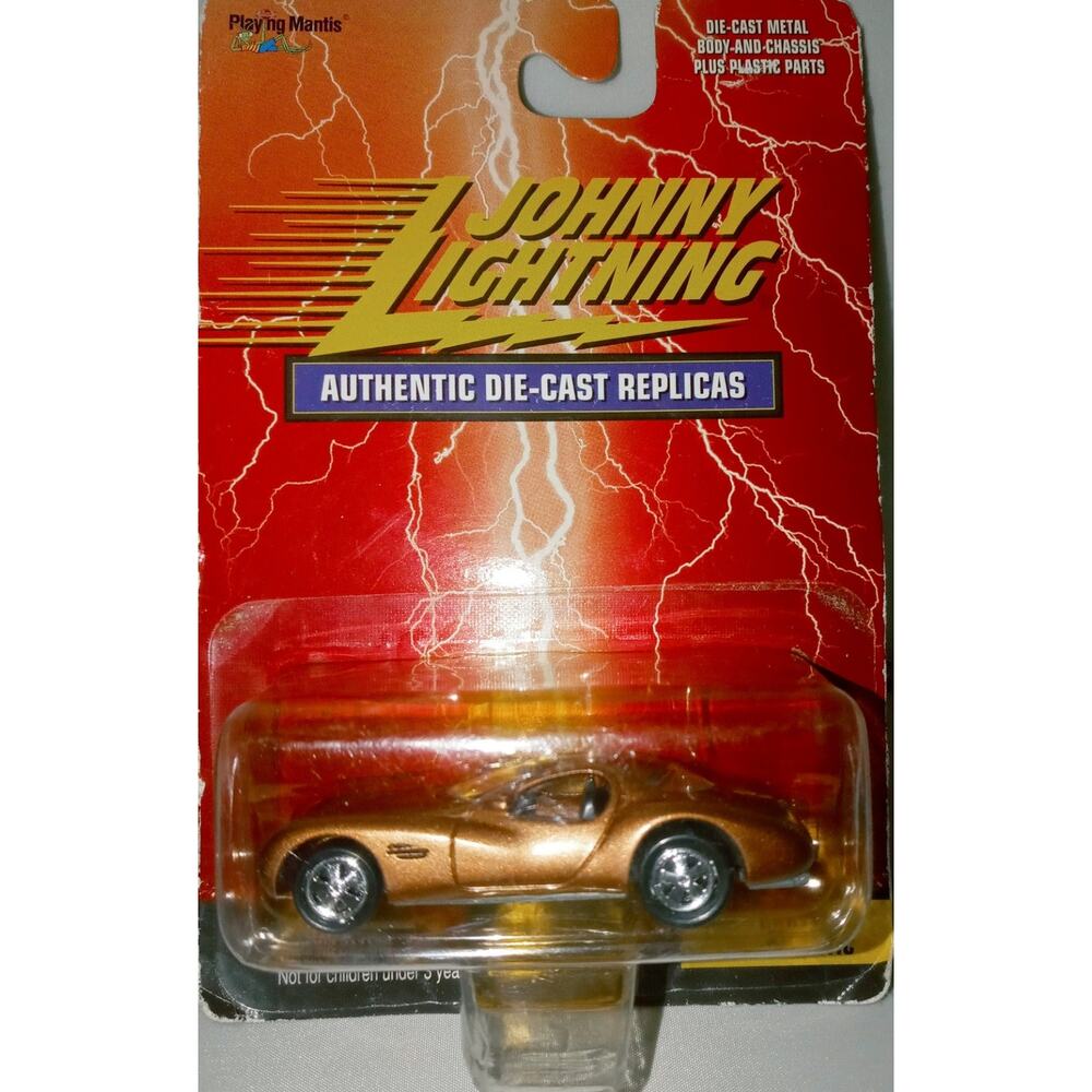 CHRYSLER ATLANTIC 1/64 JOHNNY LIGHTNING BRONZE DIECAST CAR